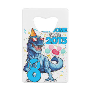 8 Anniversaire Dinosaur 8 Anniversaire Garçon Enfa