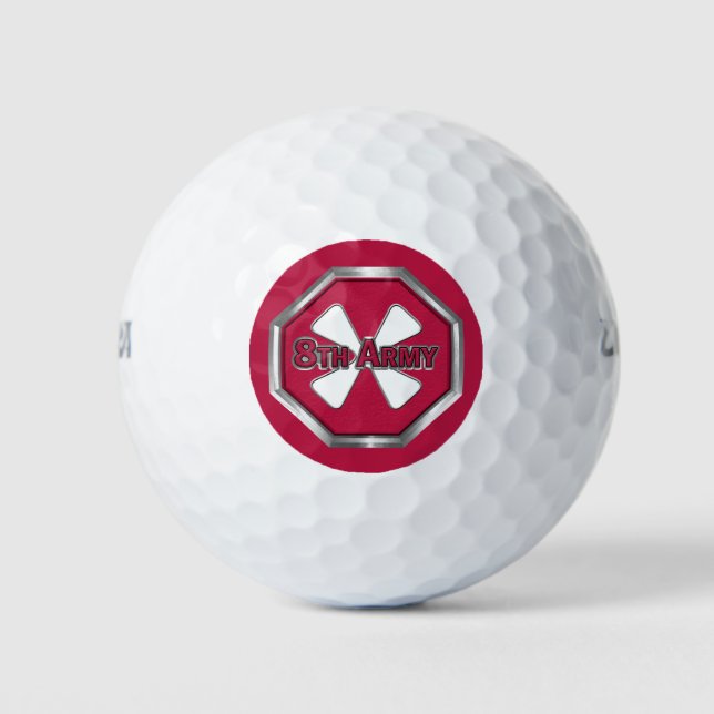 8. Armee "Pacific Victors" Golfball (Vorderseite)