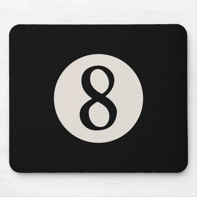 8-Ball 8 Mousepad (Vorne)