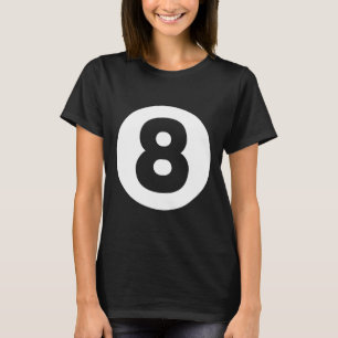 8 Ball Billiards Lazy Halloween Kostüm Funny Magi T-Shirt