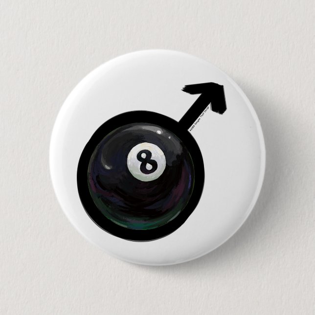 8 Ball Button (Vorderseite)