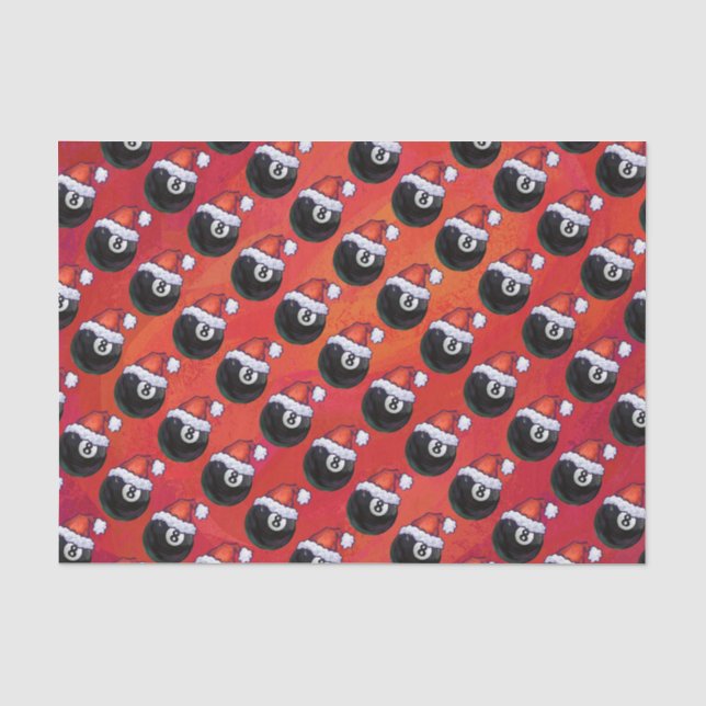 8 Ball Christmas Seidenpapier (Vorderseite)