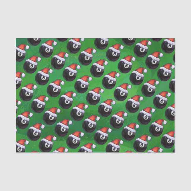 8 Ball Christmas Seidenpapier (Vorderseite)