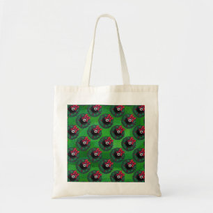 8 Ball Christmas Wreath Green Tragetasche