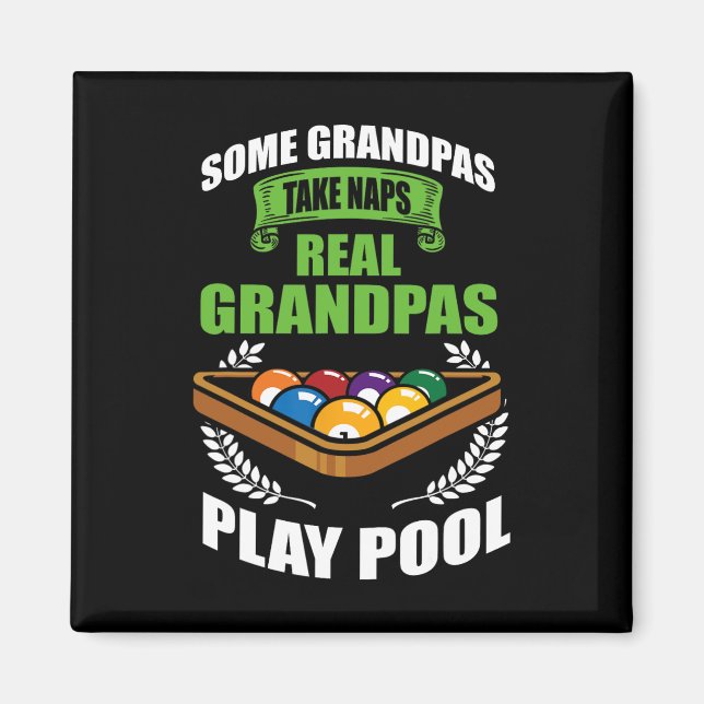 8 Ball Eight Ball - Funny Pool Billard Magnet (Vorne)