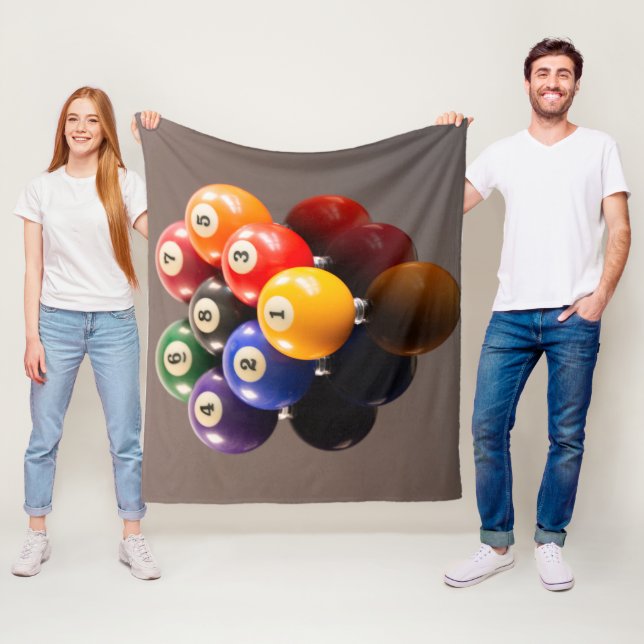 8 Ball Fleecedecke (Beispiel)