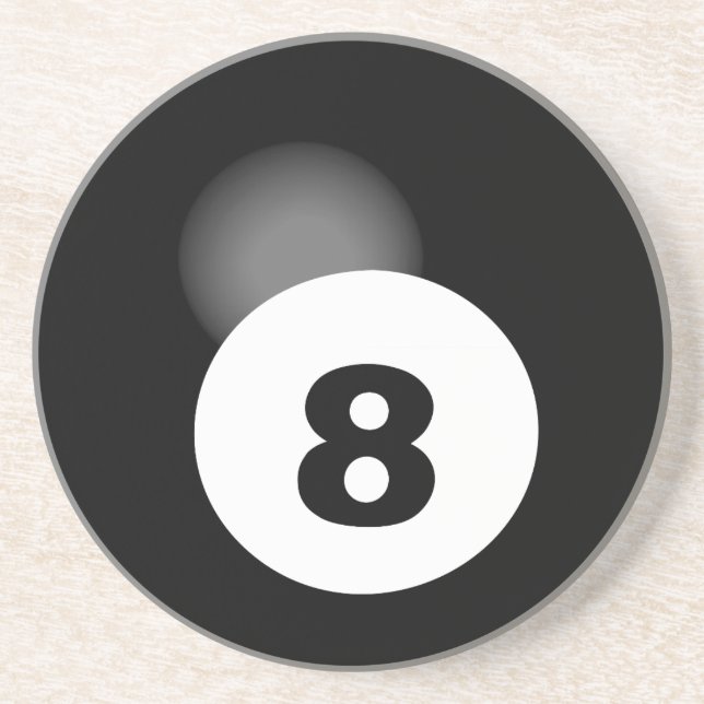 8 Ball Getränkeuntersetzer (Vorne)