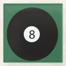8 Ball Glasuntersetzer