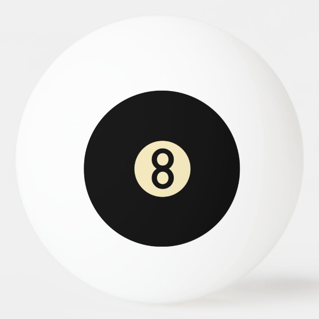 8 Ball-Klingeln Pong Ball Tischtennisball (Rückseite)