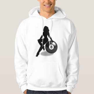 8 Ball-Mädchen Hoodie