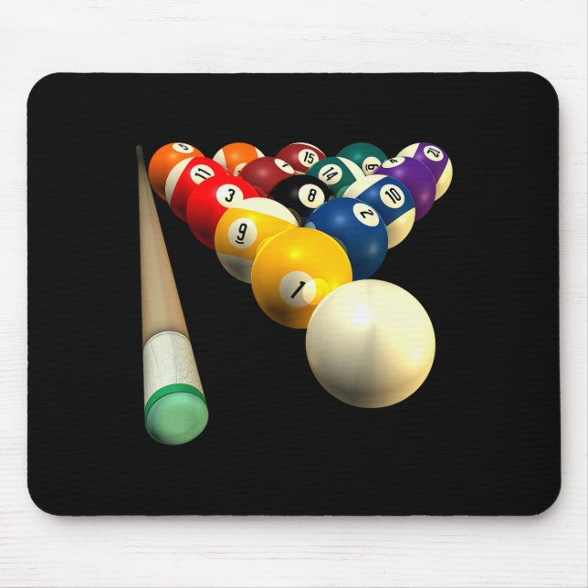 8-ball Ol Team S For Bar League Protecting  Mousepad (Vorne)