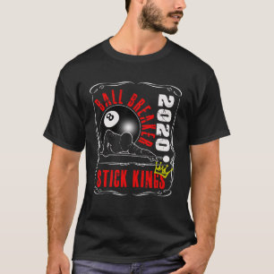 8 Ball Pool Billard Klinkenspieler Tee 1