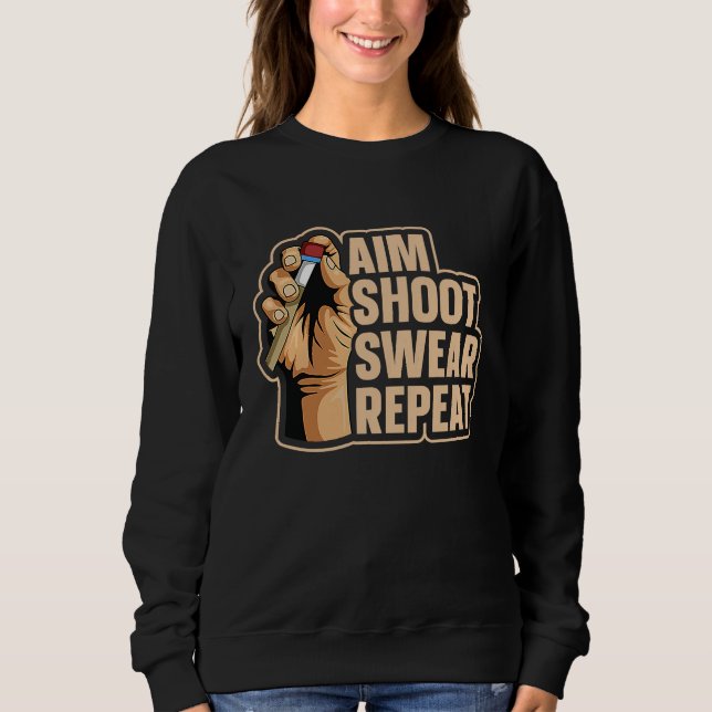 8 ball pool billiard Quote for a Pool player  1 Sweatshirt (Vorderseite)