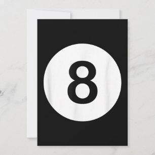 8 Ball Pool Hall T-Shirts, Shark Lover Geschenk Dankeskarte