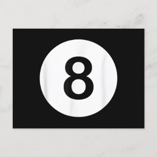 8 Ball Pool Hall T-Shirts, Shark Lover Geschenk Feiertagspostkarte