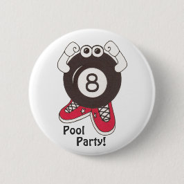 8 Ball-Pool Partier Knopf Button