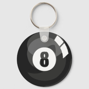 8 Ball-Pool Schlüsselanhänger