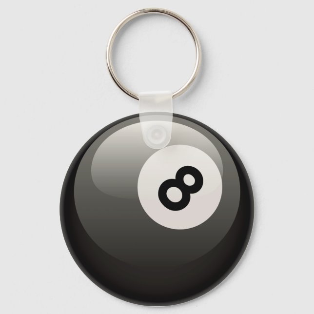 8 BALL SCHLÜSSELANHÄNGER (Vorderseite)