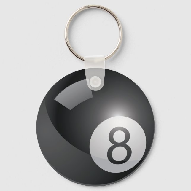 8 Ball Schlüsselanhänger (Vorderseite)