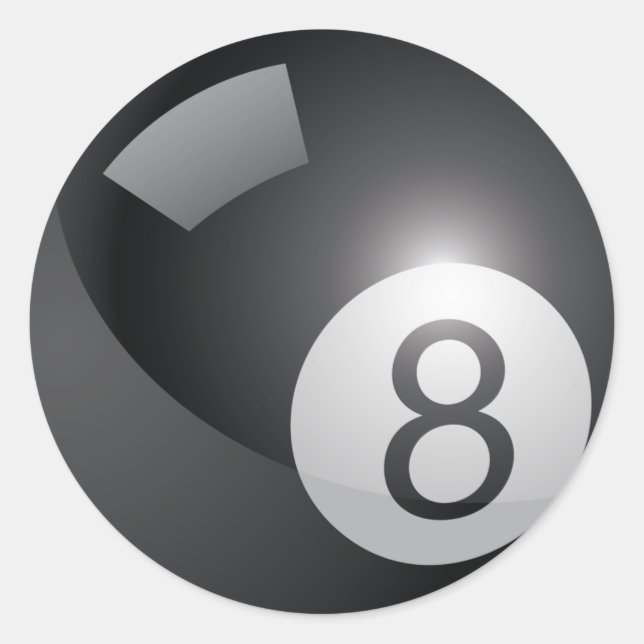 8 Ball Sticker (Vorderseite)