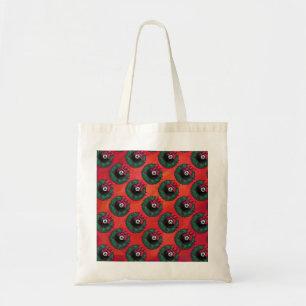 8 Ball Weihnachtsrad Red Tragetasche
