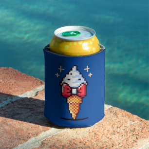 8 Bit Eiscreme Elegance: Dapper Dessert Design Dosenkühler