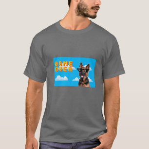 8-Bit Game Over German Shepherd T-Shirt