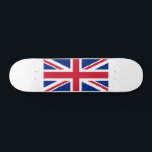 8 Bit-Gewerkschaft Pixel-Jack Skateboard<br><div class="desc">Gewerkschaft Pixel Jack UK Flag Vintag 8 Bit Pixel Art. Globe Trotters spezialisiert sich auf idiosynkratische Bilder aus der ganzen Welt. Hier finden Sie einzigartige Grußkarten,  Postkarten,  Poster,  Mousepads und mehr.</div>