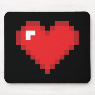 8 Bit-Herz Mousepad