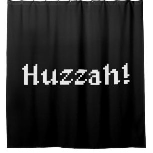 8 Bit Huzzah! Duschvorhang