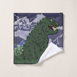 8 bit Kaiju Waschlappen