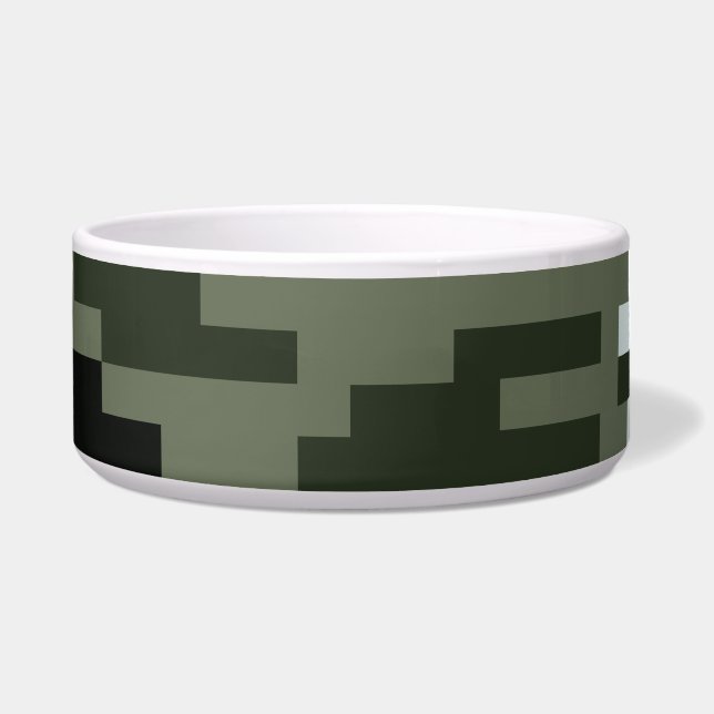 8 Bit Pixel Digital Urban Camouflage / Camouflage Napf (Vorderseite)