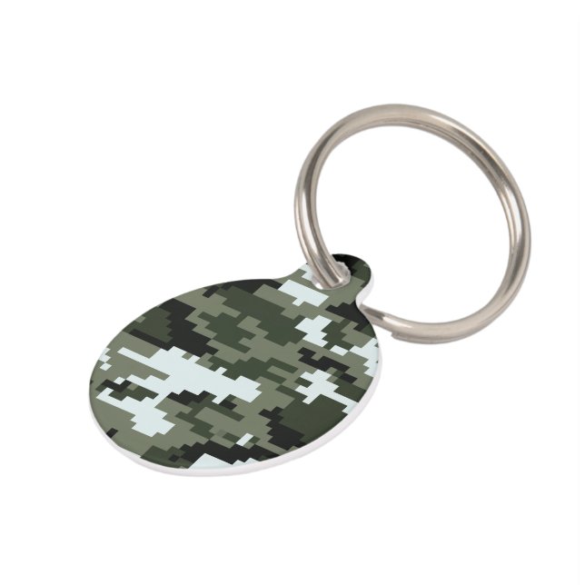 8 Bit Pixel Digital Urban Camouflage / Camouflage Tiermarke (Seite)