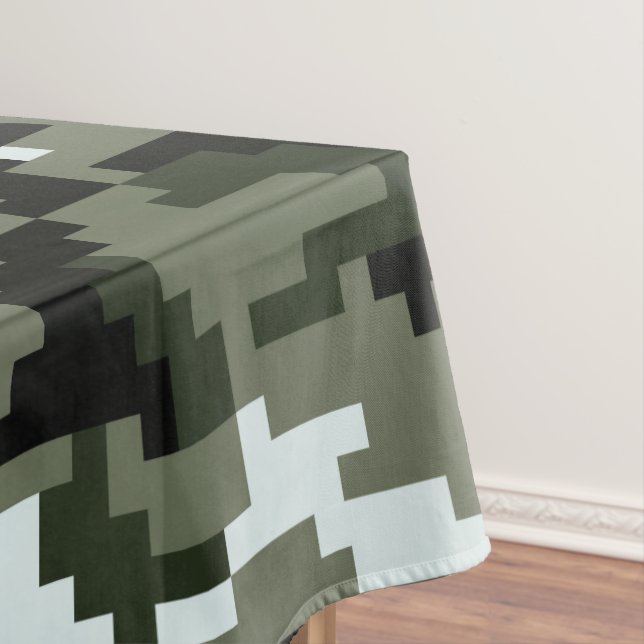 8 Bit Pixel Digital Urban Camouflage / Camouflage Tischdecke (Beispiel)