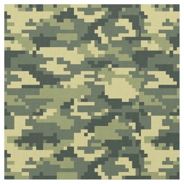8 Bit-Pixel-Digital-Waldtarnung/-Camouflage Stoff (Nahaufnahme)