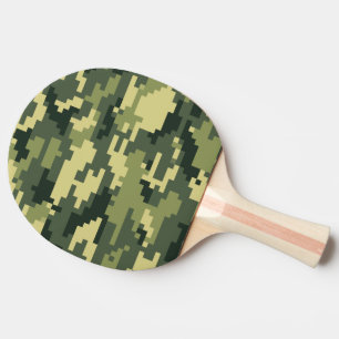 8 Bit-Pixel-Digital-Waldtarnung/-Camouflage Tischtennis Schläger