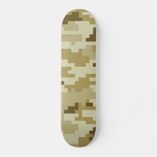 8 Bit-Pixel-Digital-Wüsten-Tarnung/Camouflage Skateboard