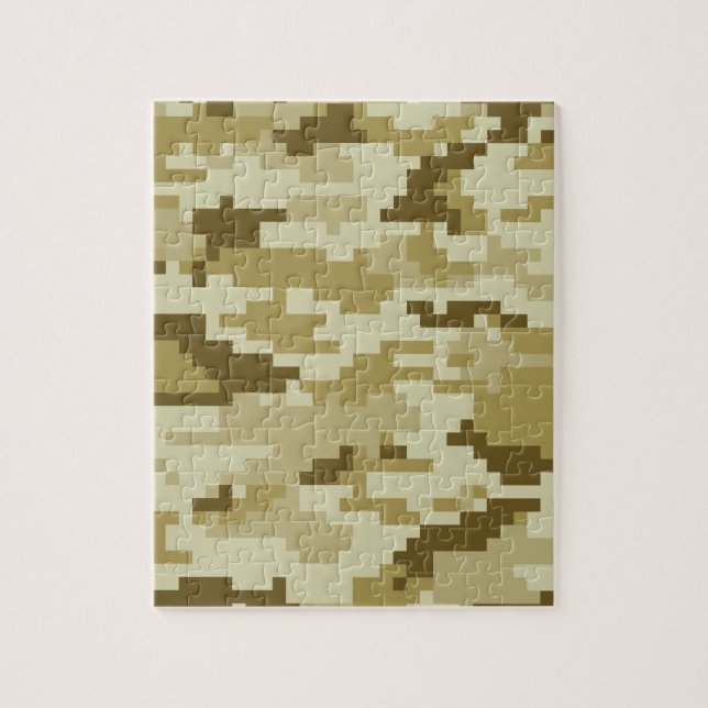 8 Bit Pixel digitale Wüste Camouflage / Camouflage (Vertikal)