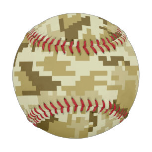 8 Bit Pixel digitale Wüste Camouflage / Camouflage Baseball