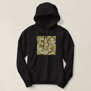 8 Bit Pixel digitale Wüste Camouflage / Camouflage Hoodie