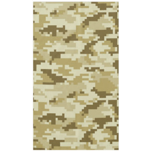 8 Bit Pixel digitale Wüste Camouflage / Camouflage Tischdecke
