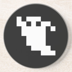 8-Bit-Pixel-Geist Getränkeuntersetzer