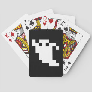 8-Bit-Pixel-Geist Spielkarten
