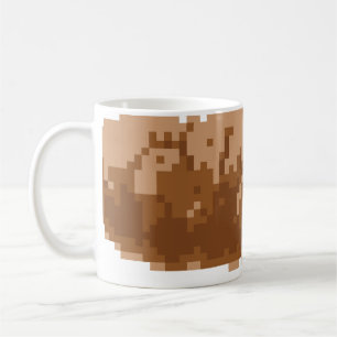 8 Bit Pixel Gekackt Kaffeetasse