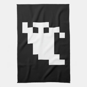 8 Bit Pixel Ghost Küchentuch