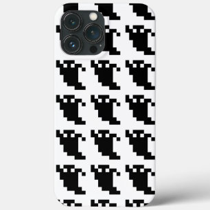 8 Bit Pixel Ghost Shadow Case-Mate iPhone Hülle