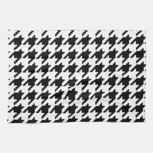8 Bit Pixel Hahnentrittmuster Karo Muster Geschirrtuch
