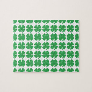 8 Bit Pixel Lucky Vierblättriges Kleeblatt