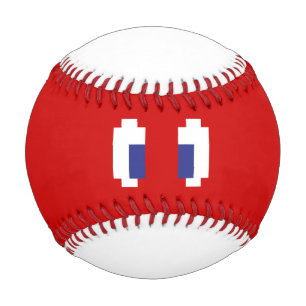 8 Bit Pixel Manga Augen Baseball
