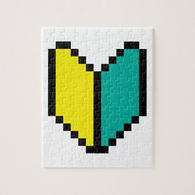 8 Bit Pixel Wakaba / Shoshinsha Mark (Vertikal)